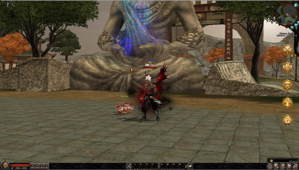 Nexus Lobby with golden sidebar buttons for Battle, Ranking, Shop, Teleport, and Wiki